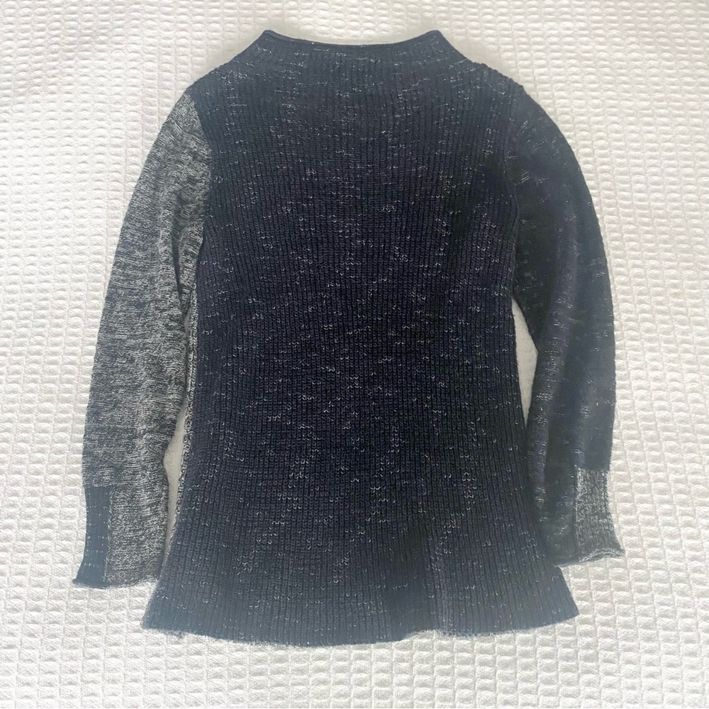 Nic + Zoe color block heathered sweater size PP - Picture 4 of 5